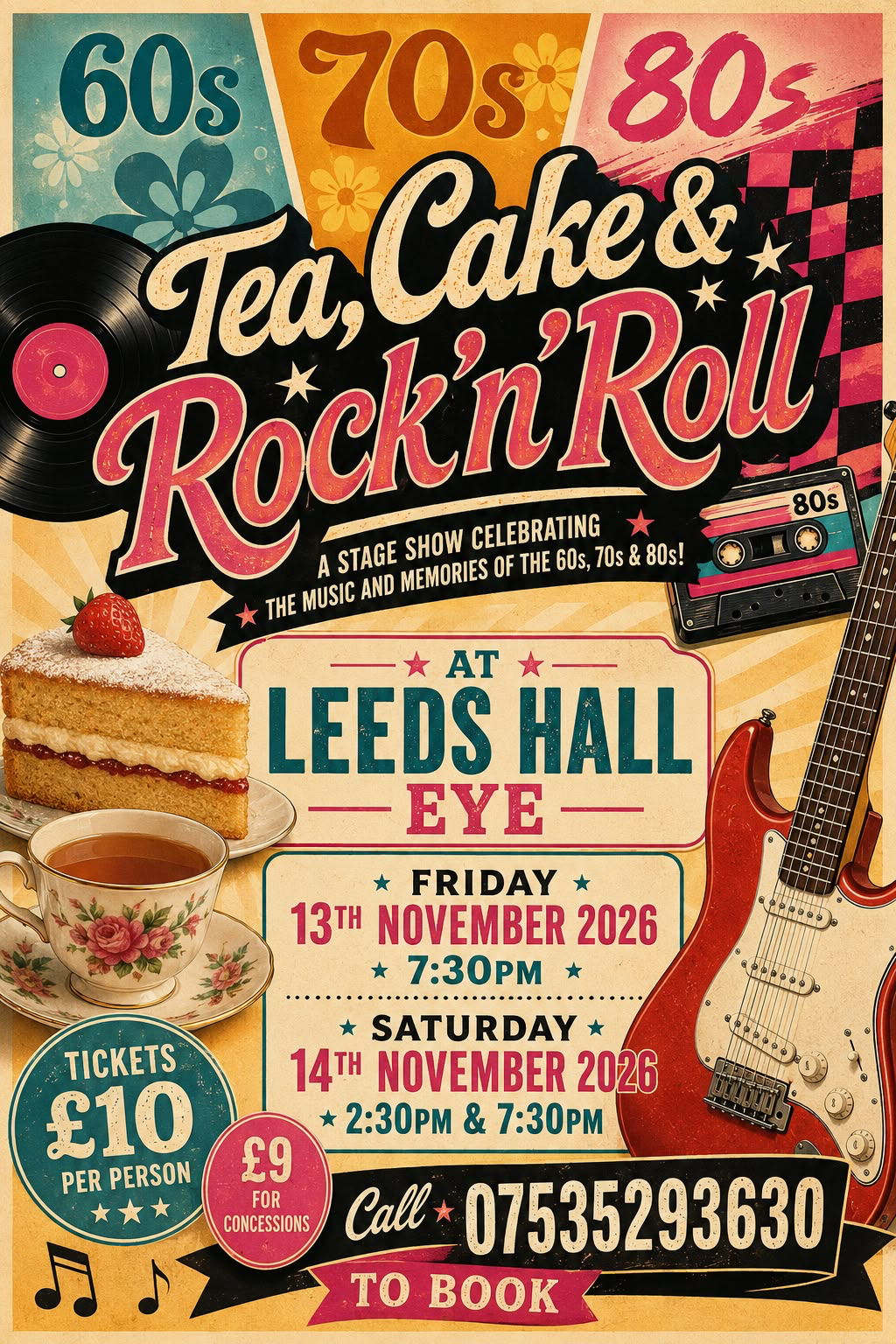 Tea, Cake & Rock'n'Roll poster
